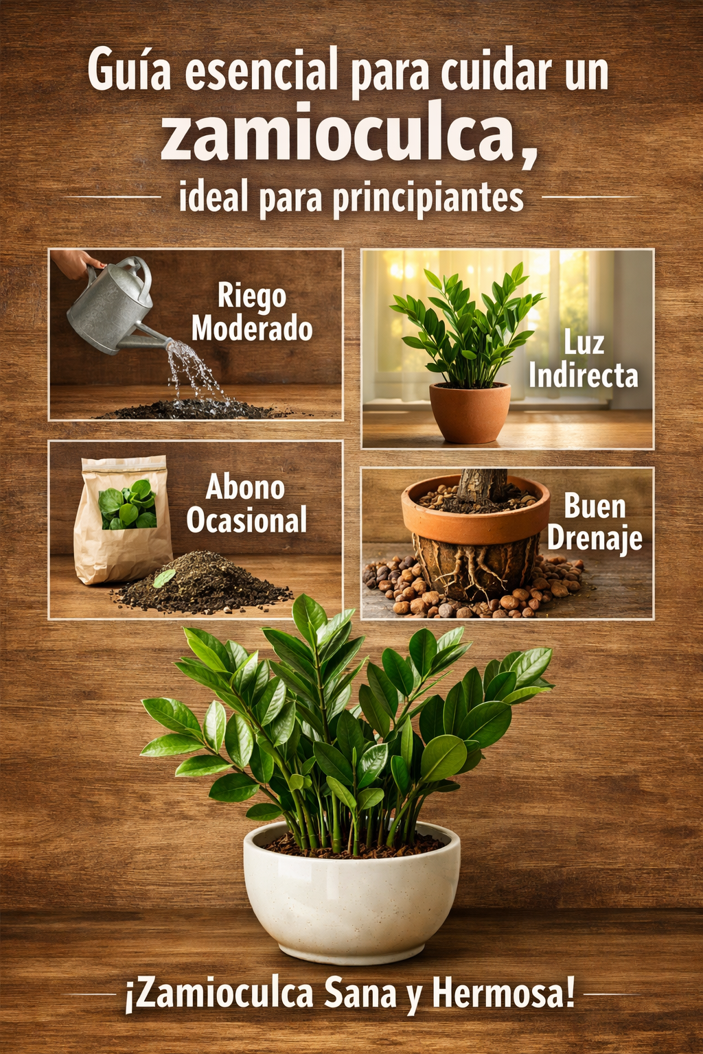 Guía esencial para cuidar un zamioculca, ideal para principiantes