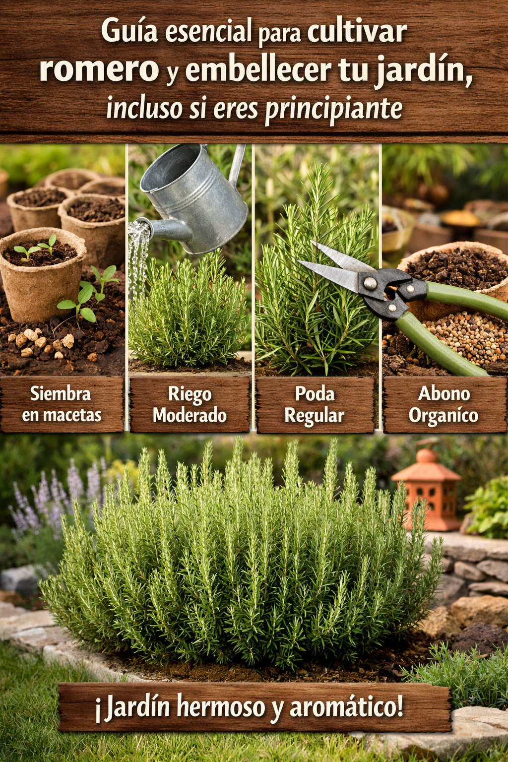 Guía esencial para cultivar romero y embellecer tu jardín, incluso si eres principiante