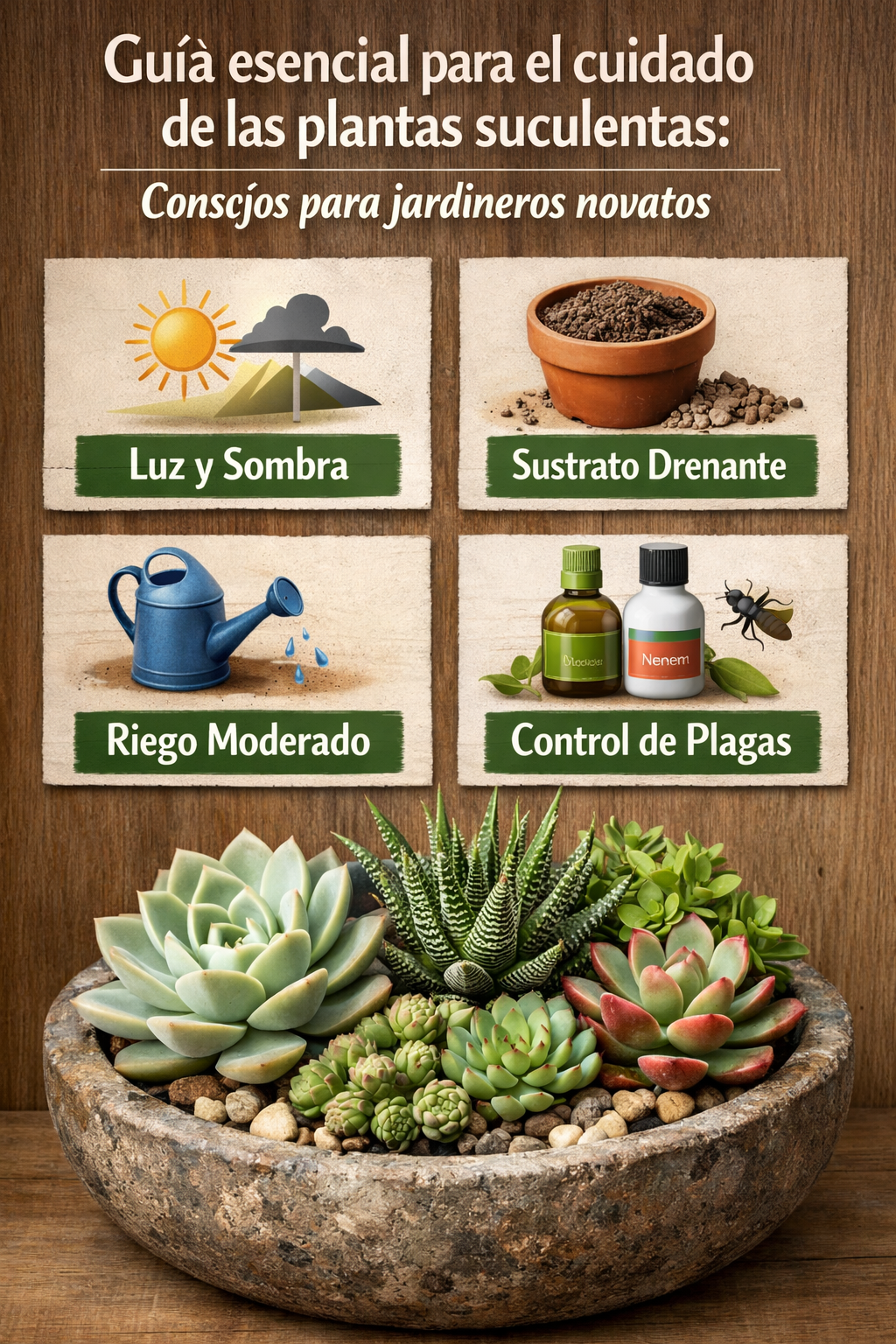 Guía esencial para el cuidado de las plantas suculentas: consejos para jardineros novatos