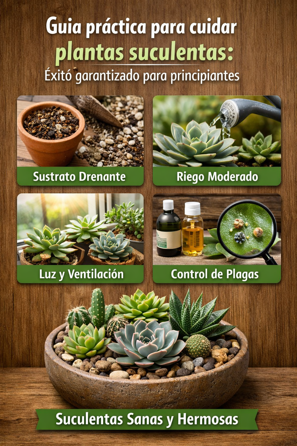 Guía práctica para cuidar plantas suculentas: éxito garantizado para principiantes