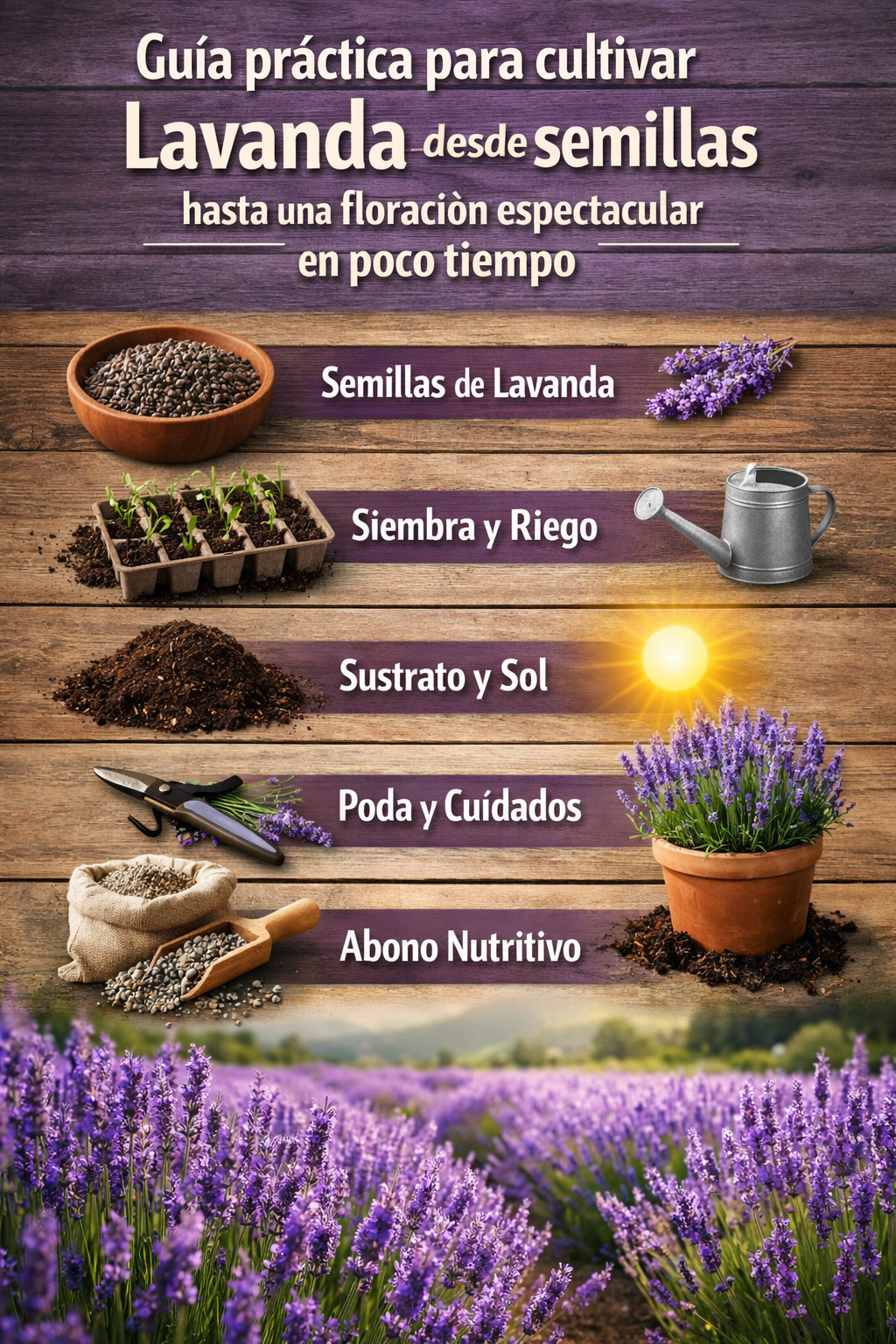 Guía práctica para cultivar lavanda desde semillas hasta una floración espectacular en poco tiempo