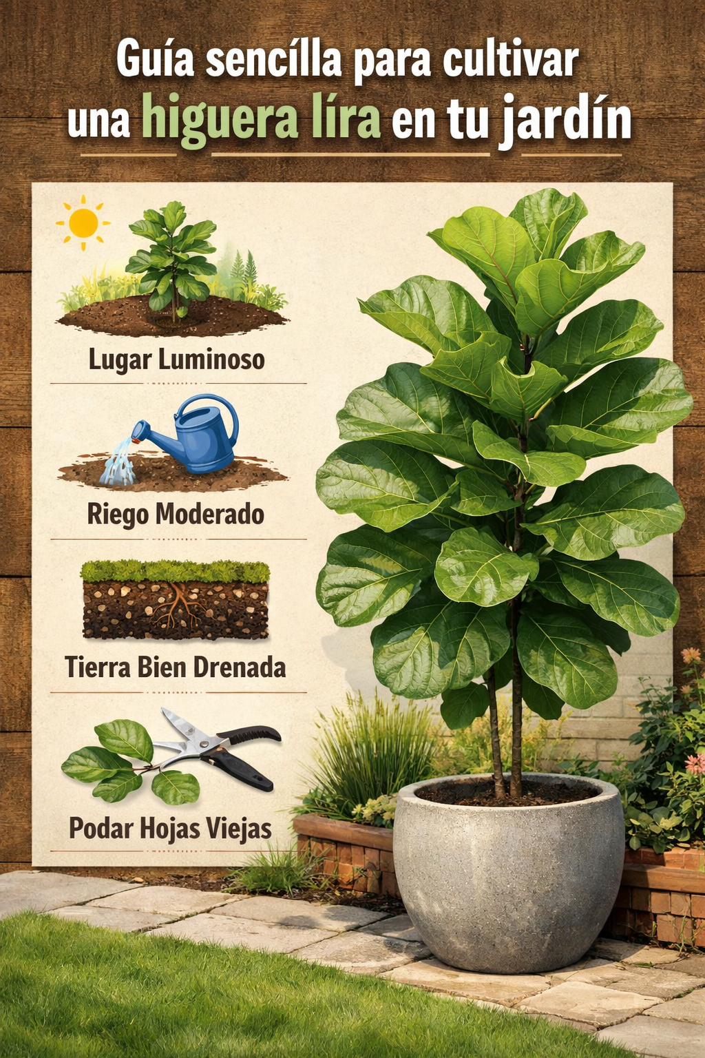Guía sencilla para cultivar una higuera lira en tu jardín