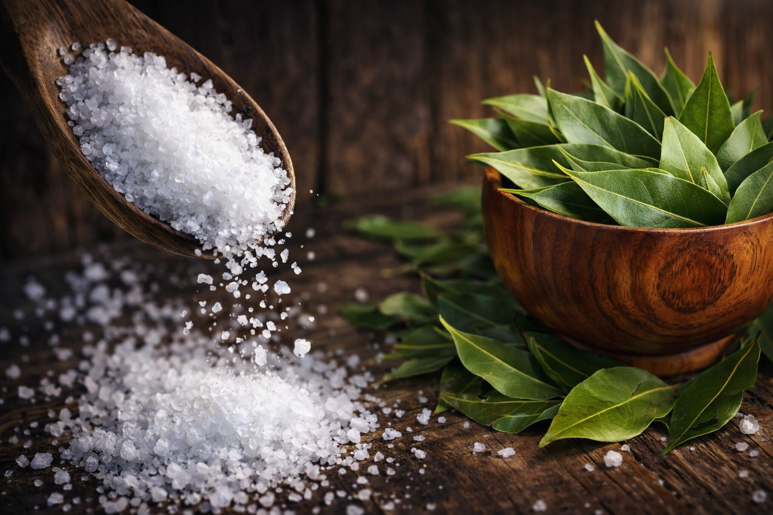 Hojas de laurel y sal: una combinación que vale su peso en oro, aprendida de mi abuela