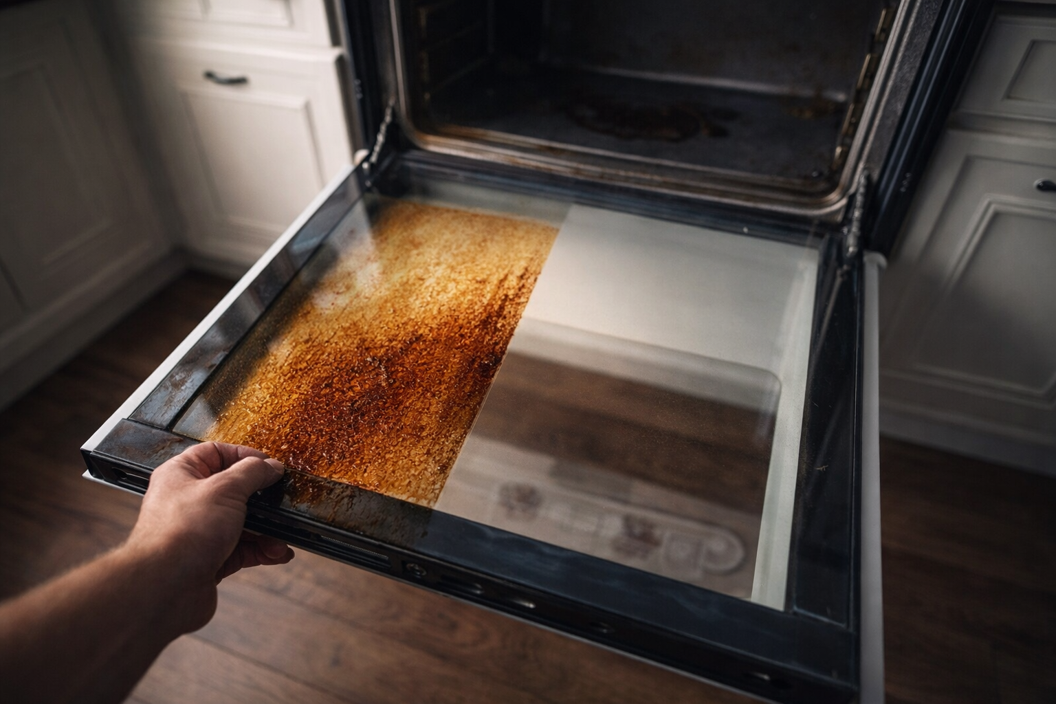 Horno empotrado: ¡lo dejo reluciente en minutos y sin esfuerzo!