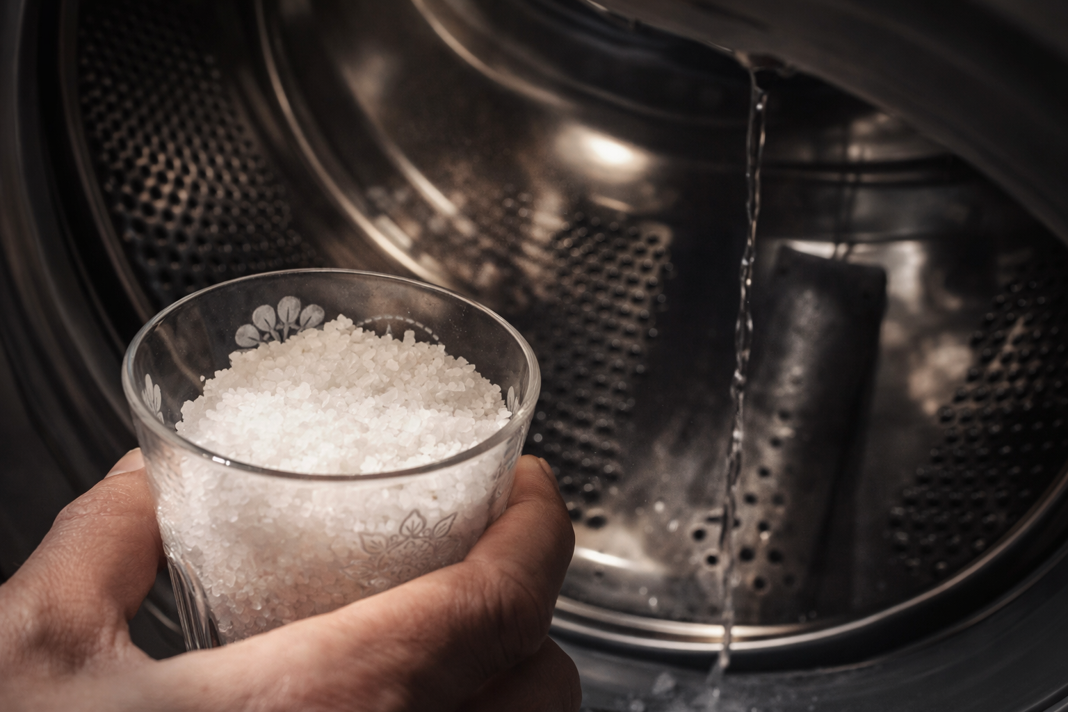 Lavadora: introduce un vaso en el tambor cada mes y ahorra la mitad en la factura