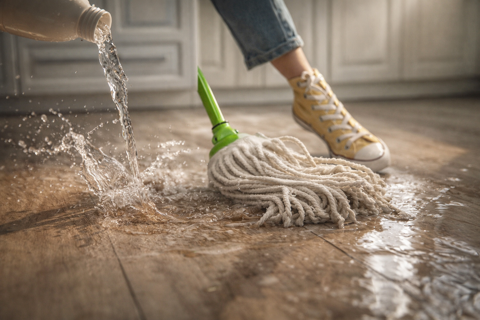 Lavo el suelo con esta mezcla y durante días se percibe el aroma en las escaleras