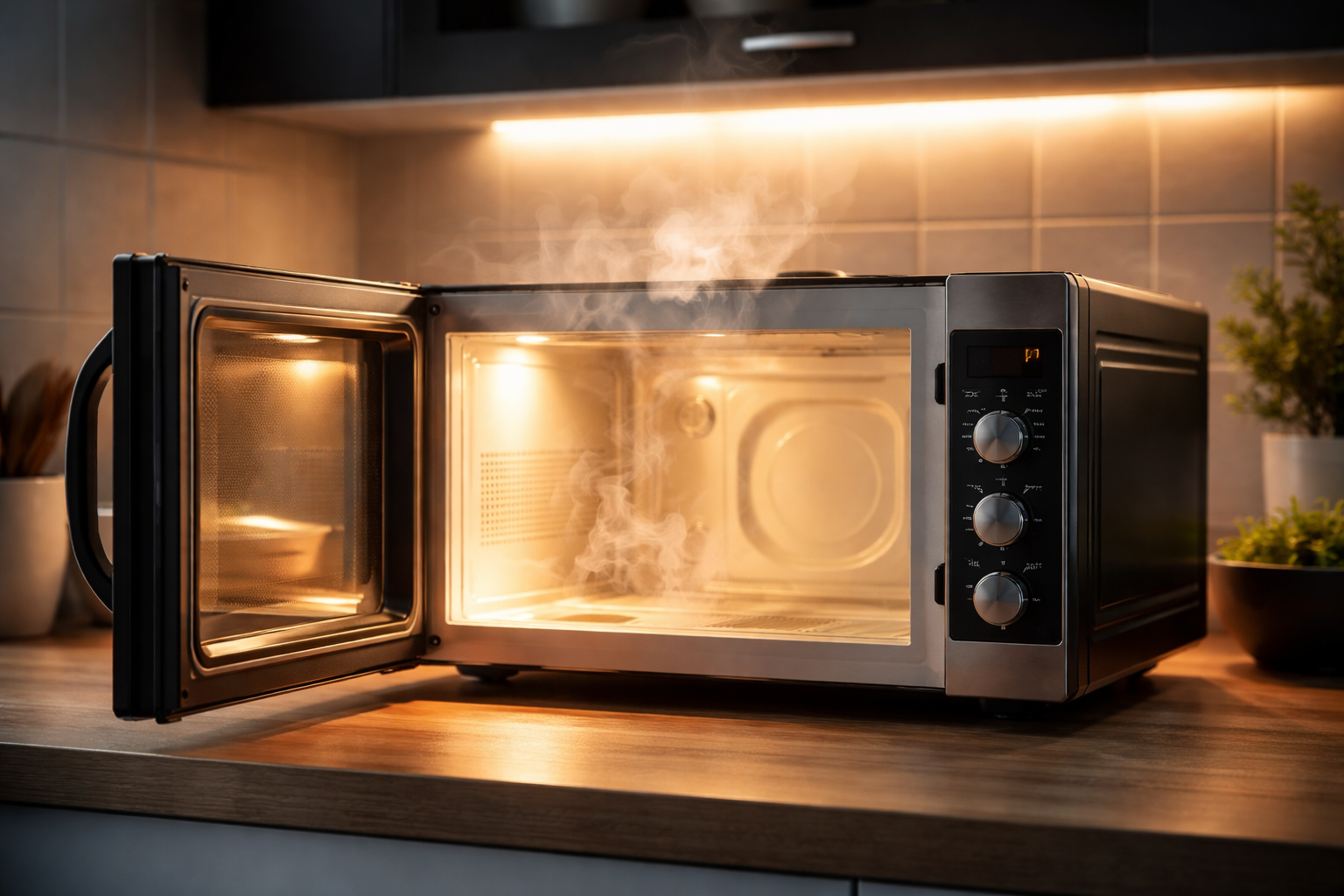 Limpia el microondas de forma fácil, rápida y sin productos químicos