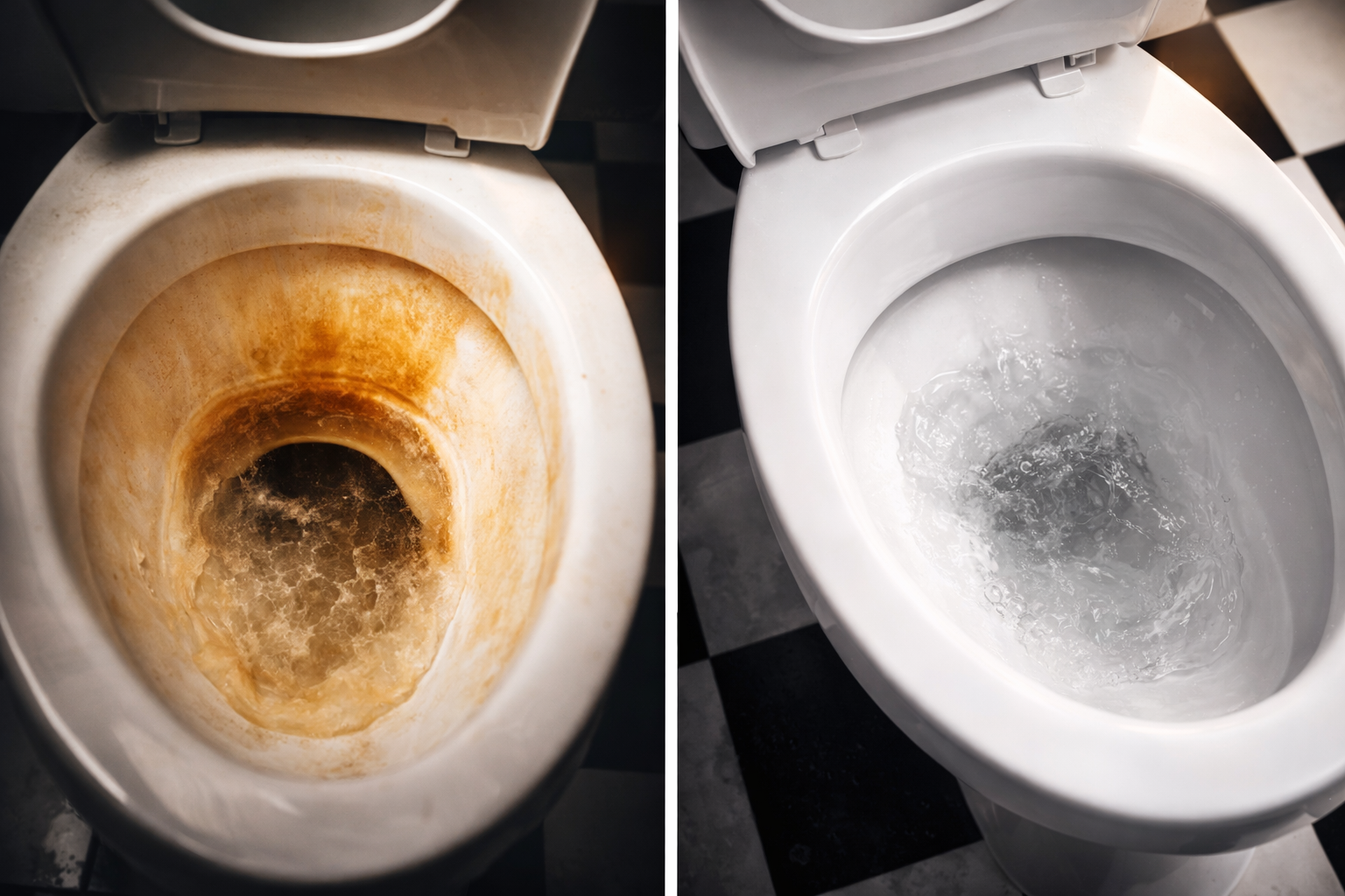 Limpieza del baño: desde que descubrí este método, siempre están blancas y relucientes sin usar productos químicos.