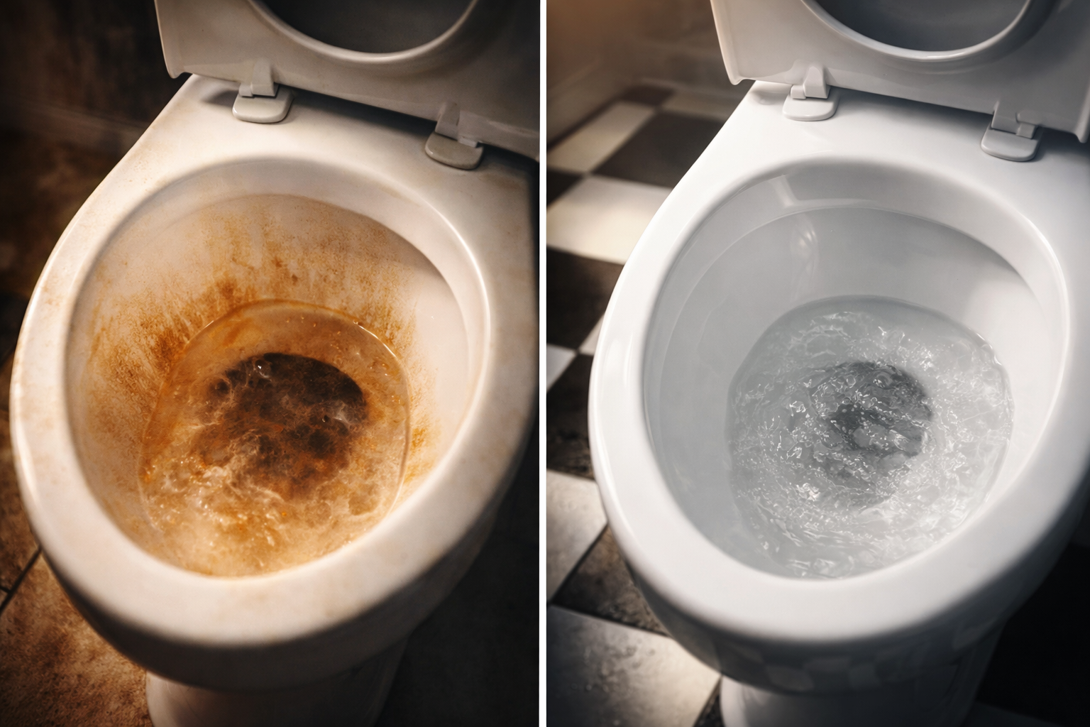 Limpieza del inodoro: desde que descubrí este método siempre están blancos y relucientes ¡sin usar químicos!