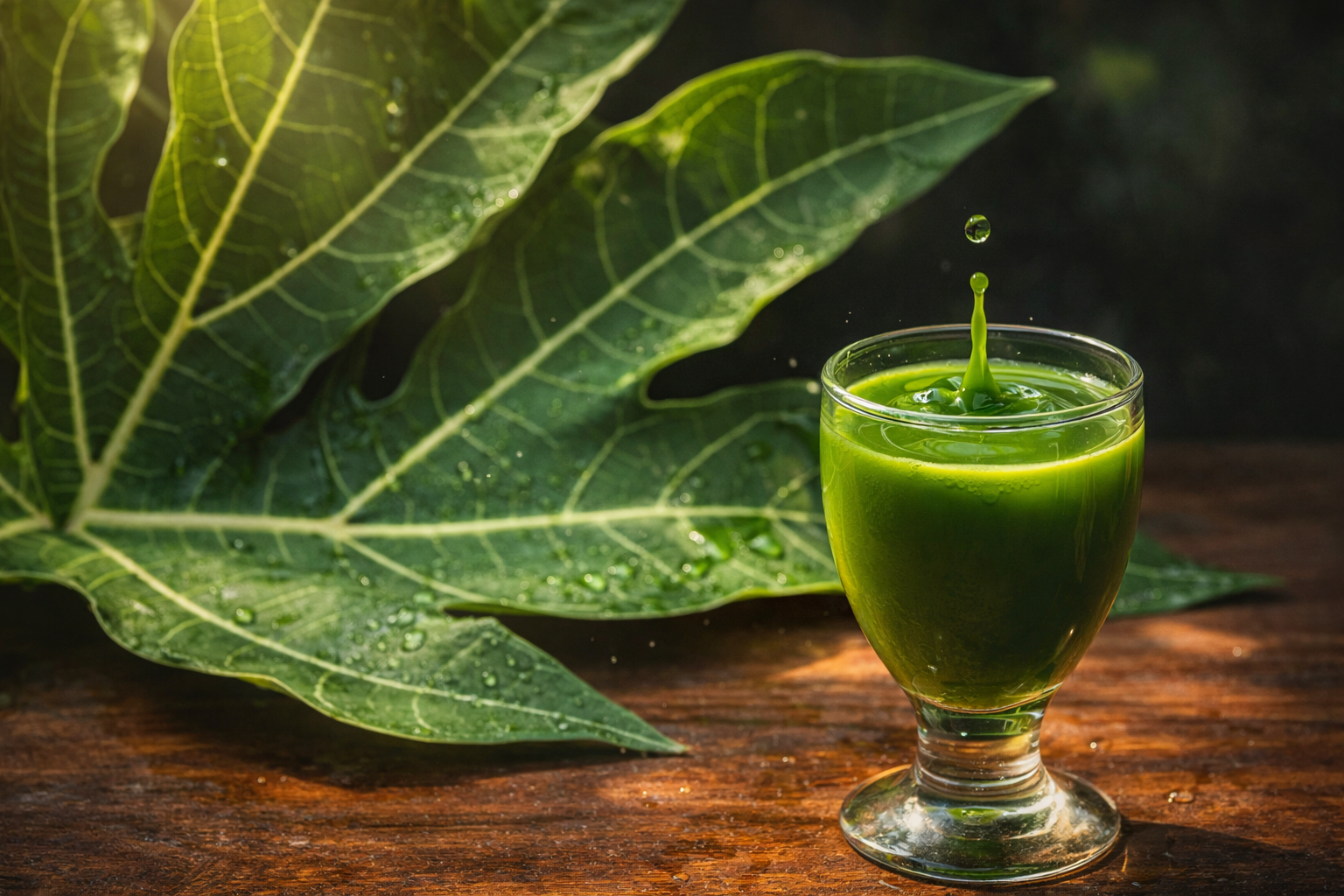 Los sorprendentes beneficios del jugo de hoja de papaya para la salud