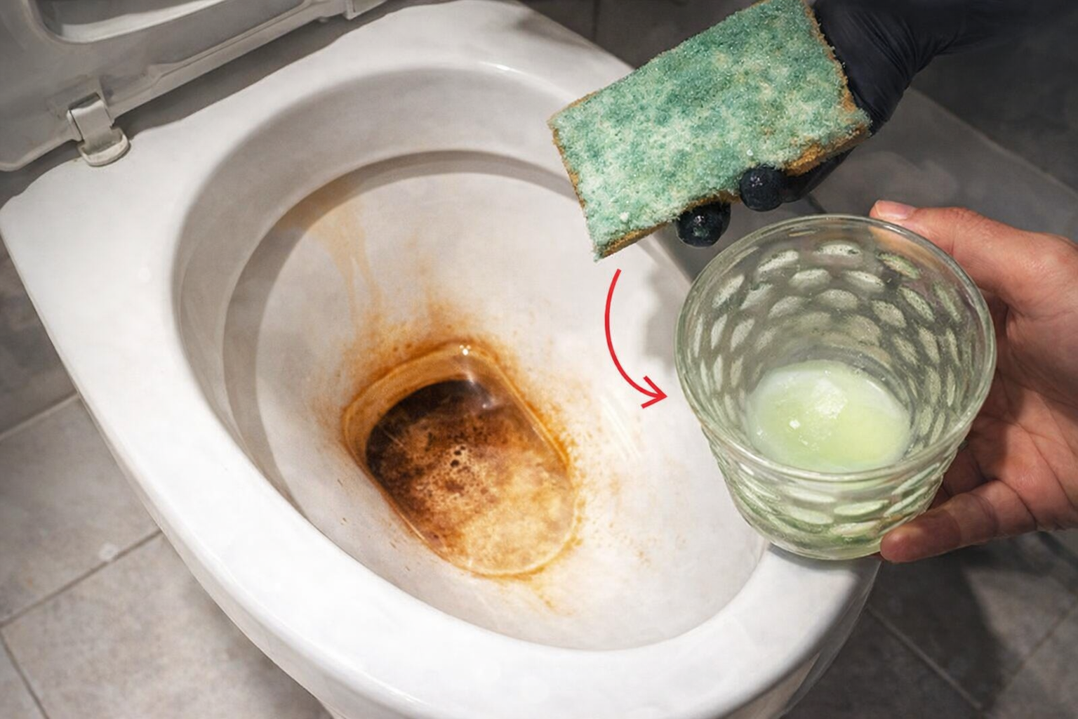 Manchas amarillas en el baño: olvídate del ácido, descubre el remedio natural y efectivo