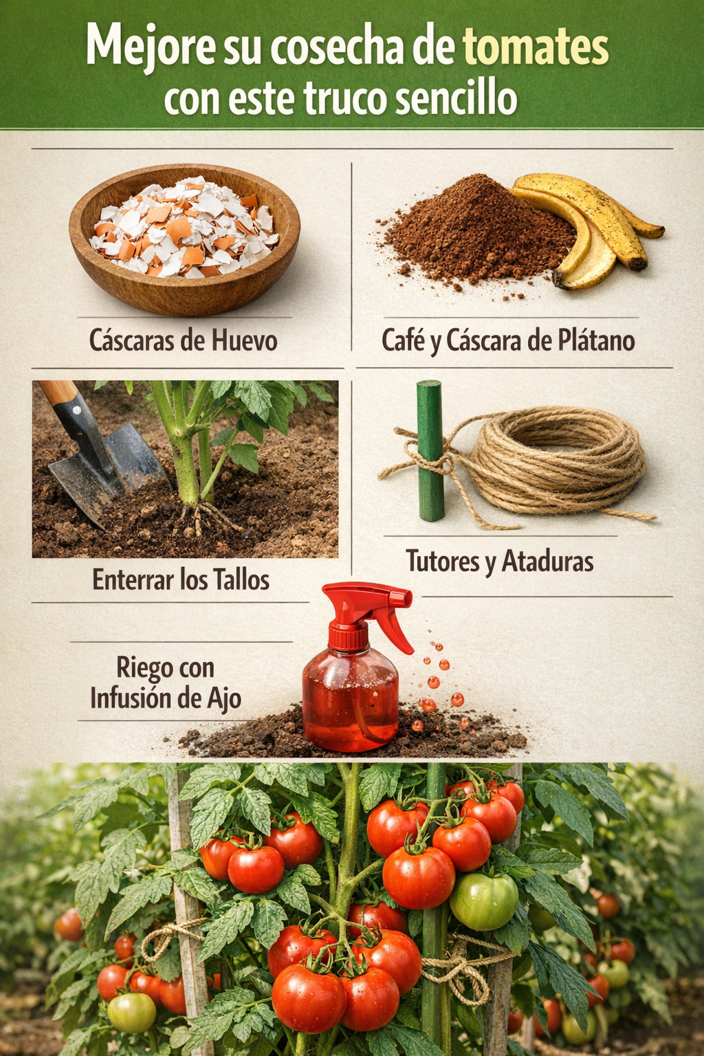 Mejore su cosecha de tomates con este truco sencillo