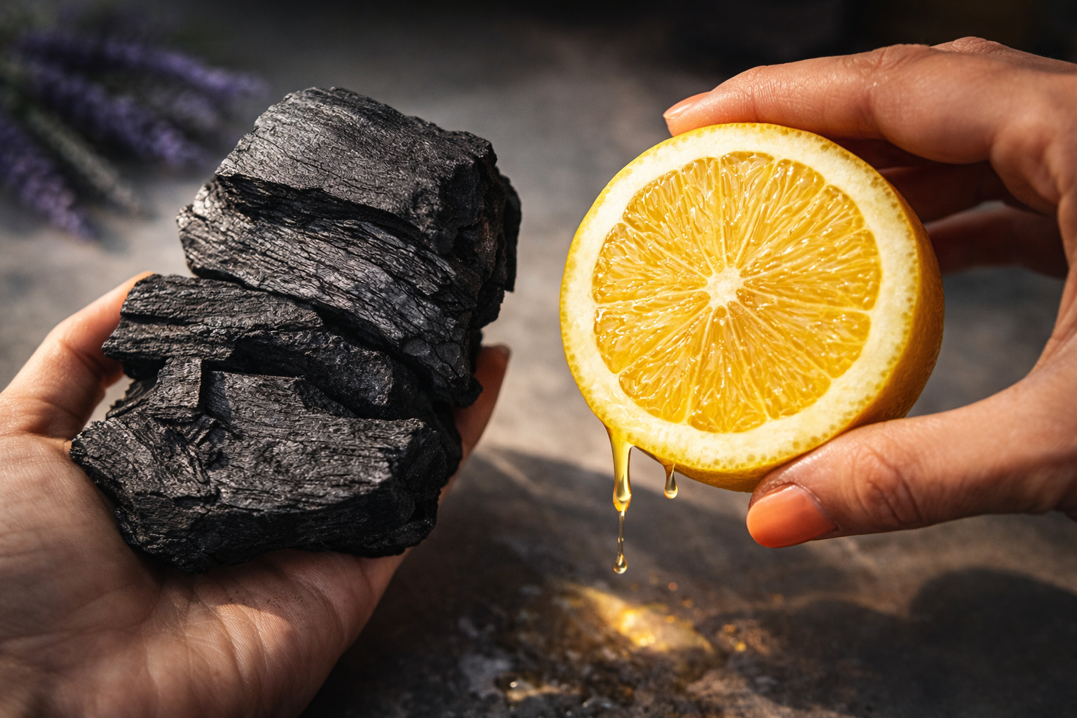 Mezcla limón con carbón y olvídate de gastar dinero en el mercado
