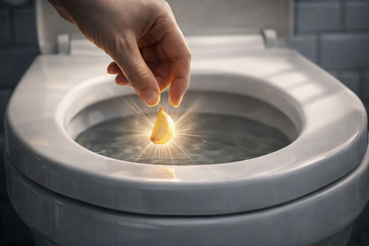 Pon un diente de ajo en el inodoro: hazlo por la noche, ¡es increíble!