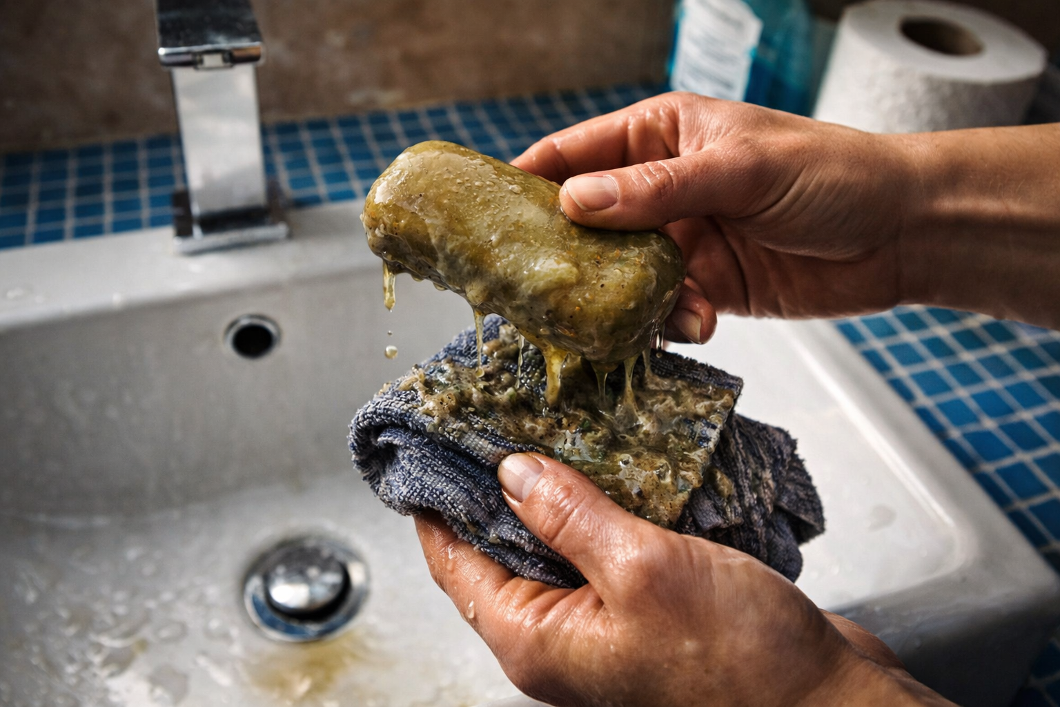 Pon un jabón en un calcetín viejo: la solución a uno de los mayores problemas del baño