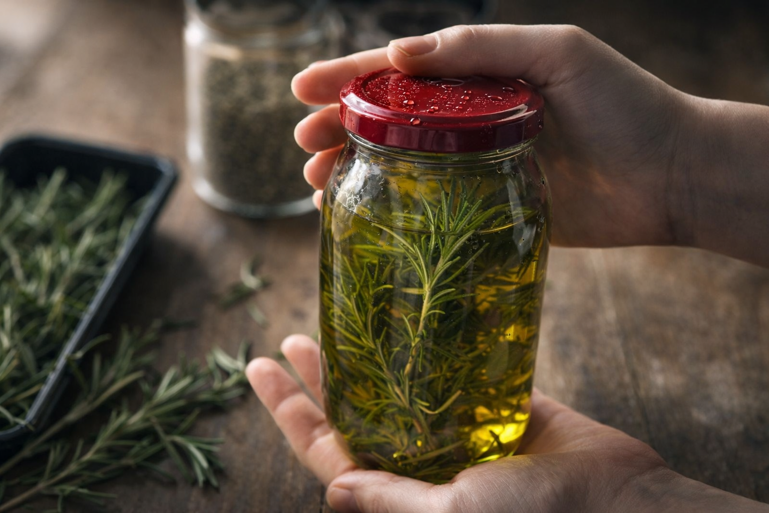 Pongan romero en un frasco con aceite: les recomendamos hacerlo cada noche