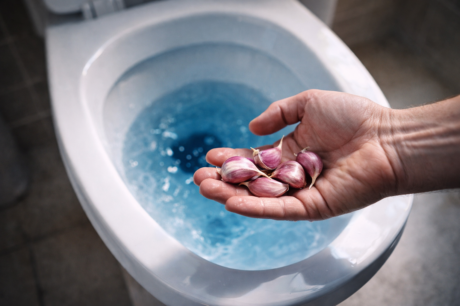Por qué es importante tirar un diente de ajo en el inodoro una vez a la semana
