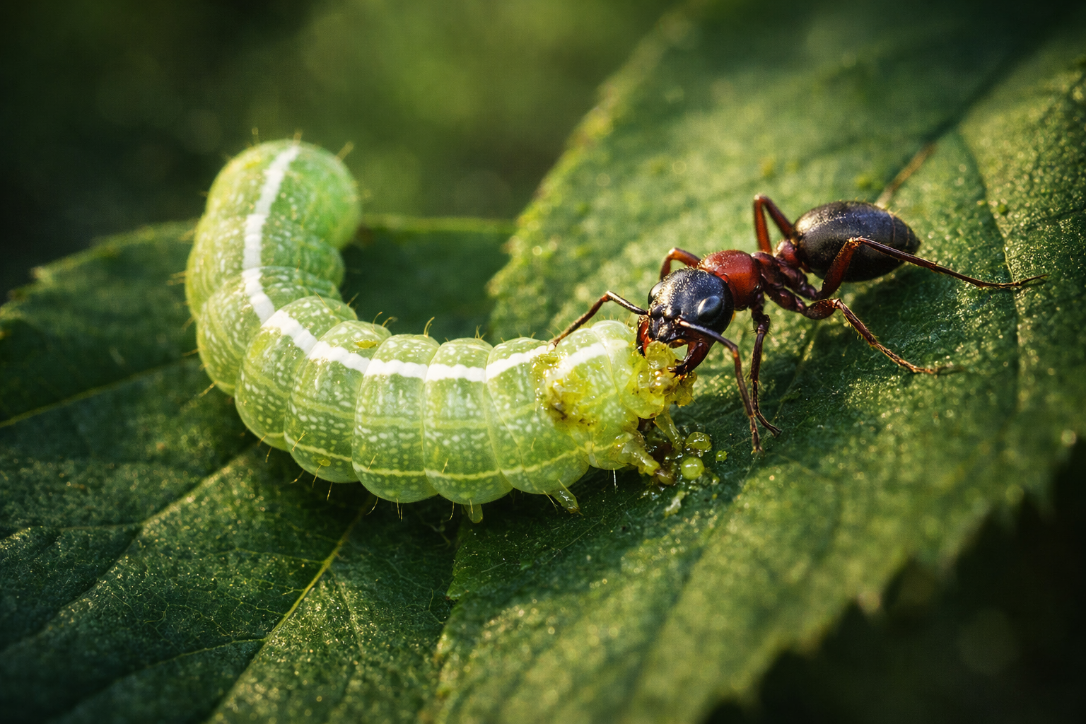 Remedios efectivos para eliminar de forma natural las orugas verdes