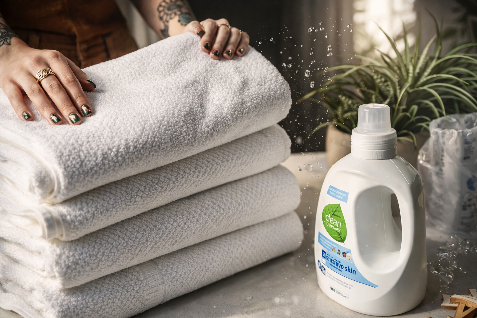 Ropa impecablemente blanca en la lavadora: el secreto está en no usar lejía