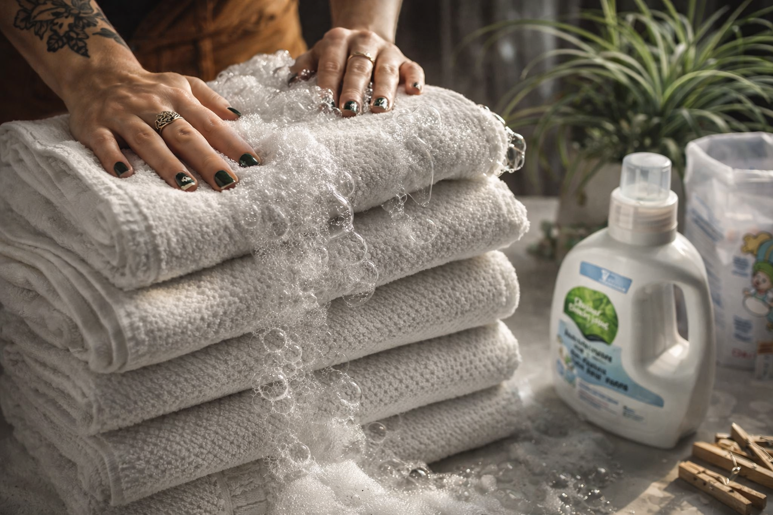 Ropa súper blanca en la lavadora: el secreto está en no usar lejía