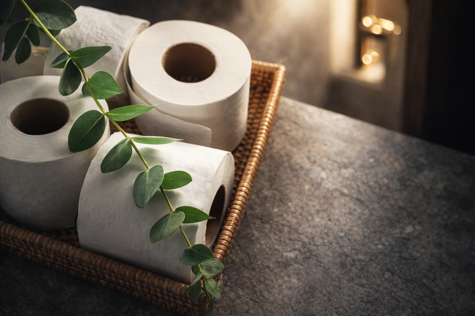 Solo es necesario espolvorear canela sobre el papel higiénico