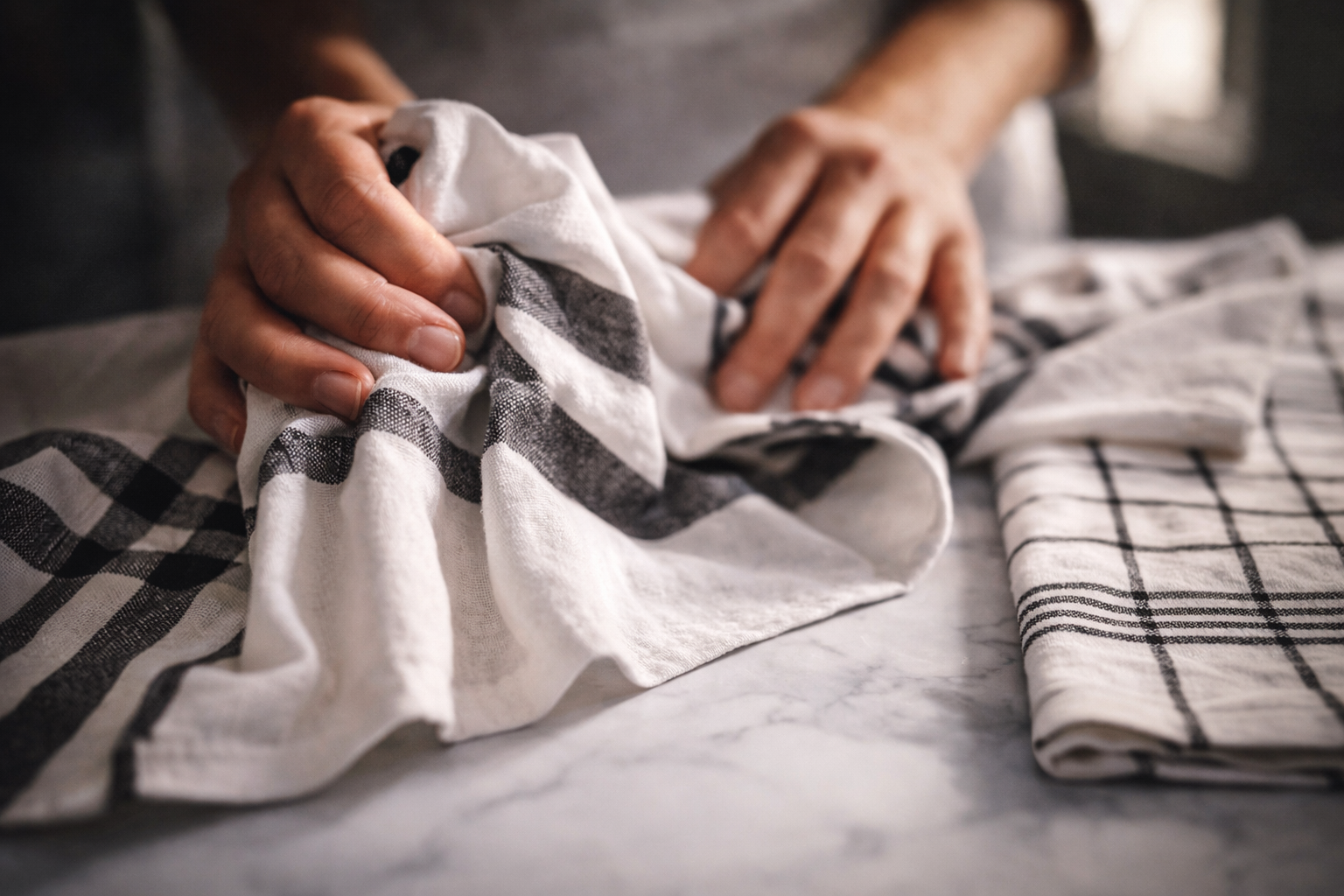 Trapos de cocina sucios: cómo dejarlos blancos y perfectos en solo 2 minutos