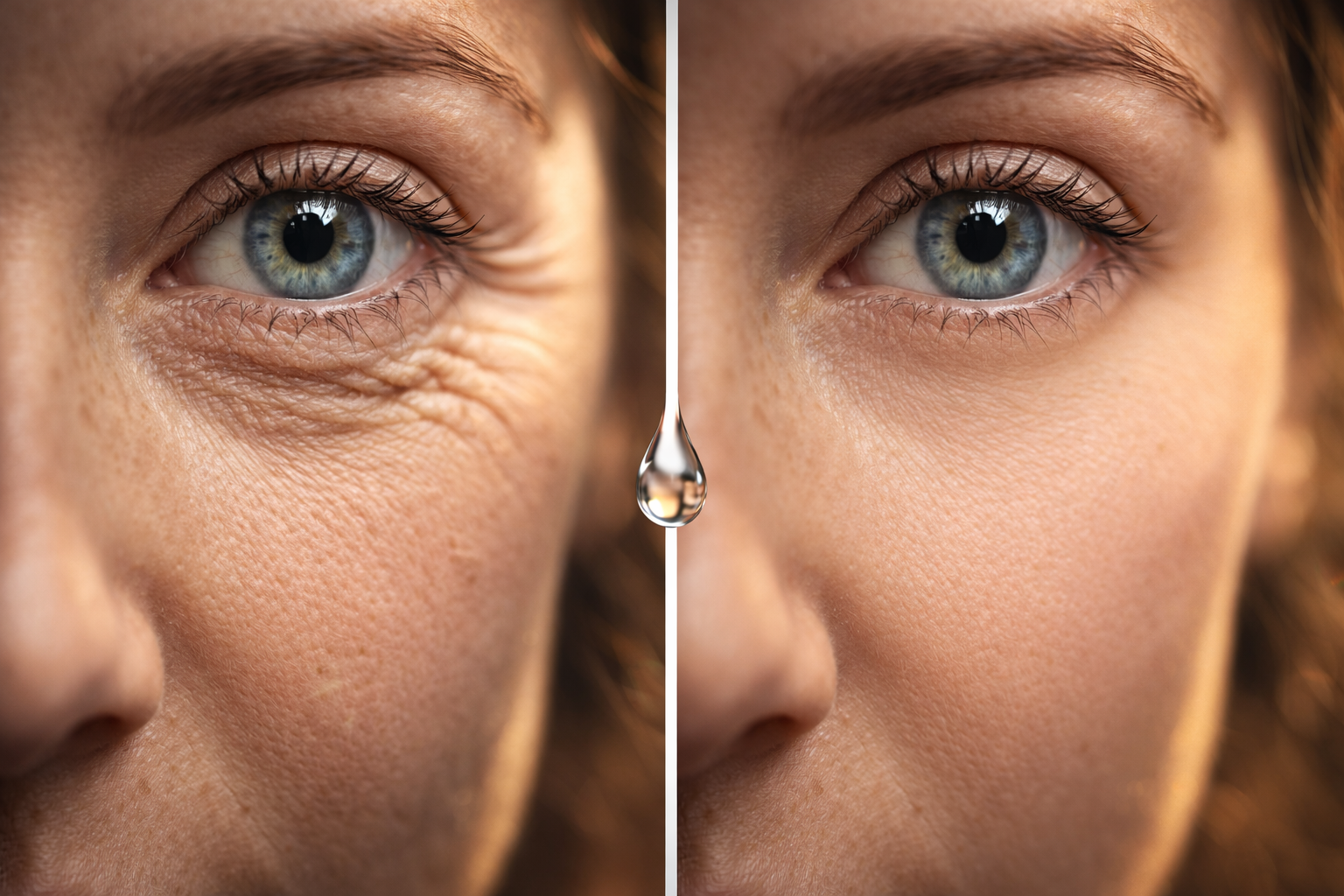 Un truco con clara de huevo para levantar los párpados caídos