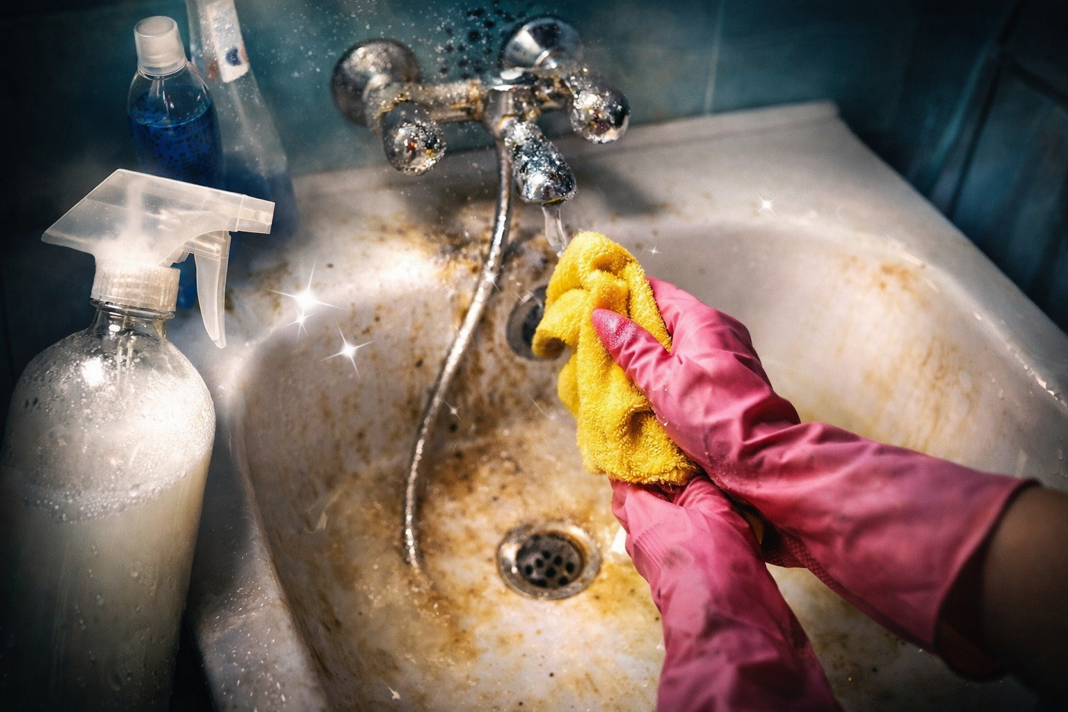 Una limpieza de la bañera en 5 minutos sin usar lejía: solo necesitas un ingrediente