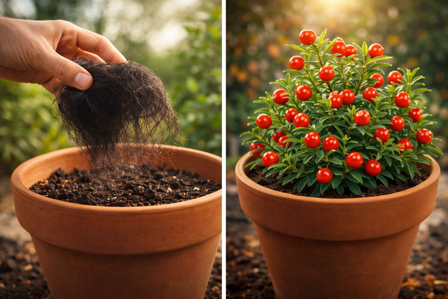 ¿Cómo aprovechar el cabello como fertilizante para las plantas?