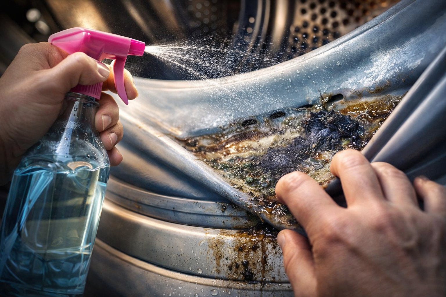 ¿Cómo eliminar el moho de la lavadora?