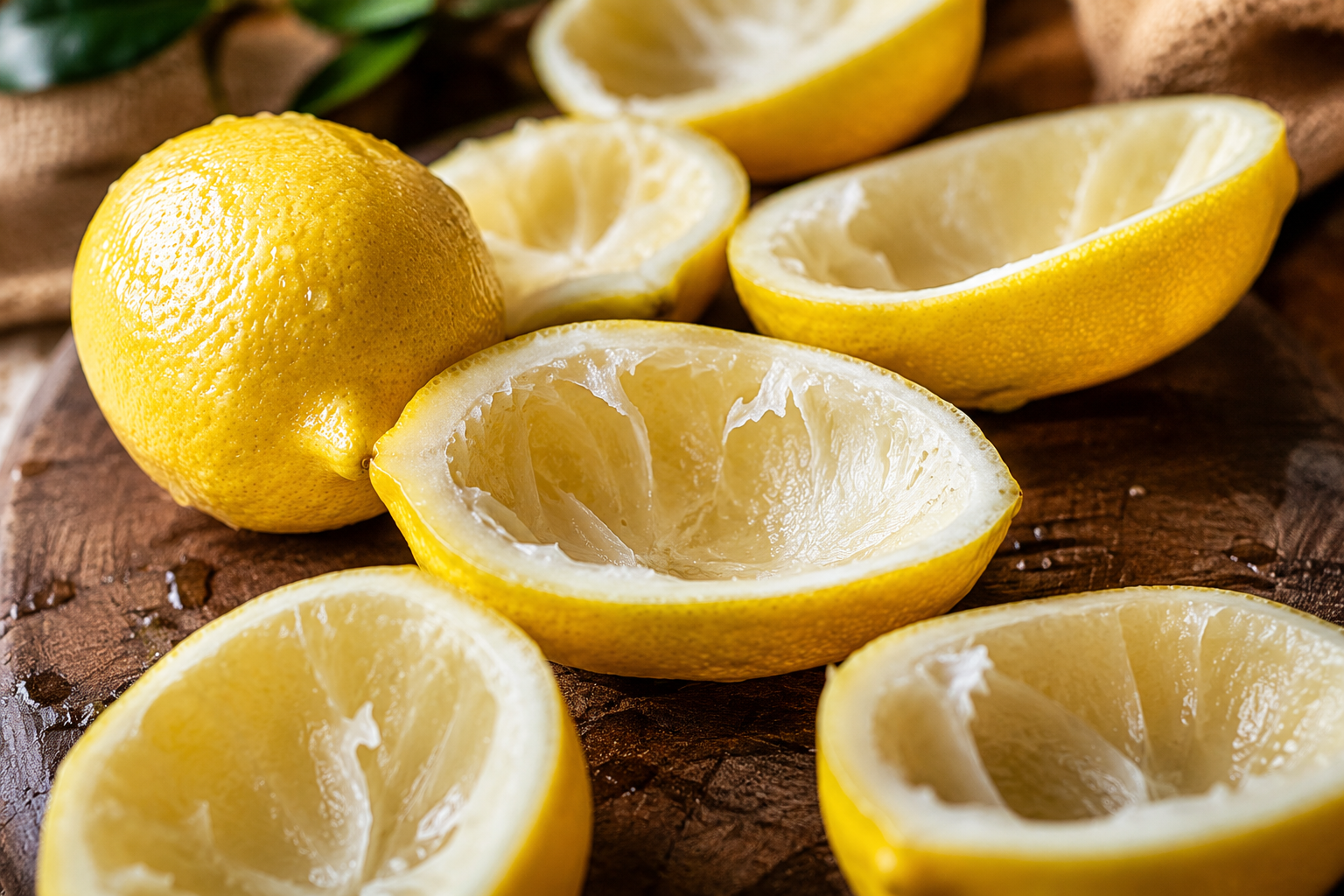 10 maravillosas formas de aprovechar los limones exprimidos
