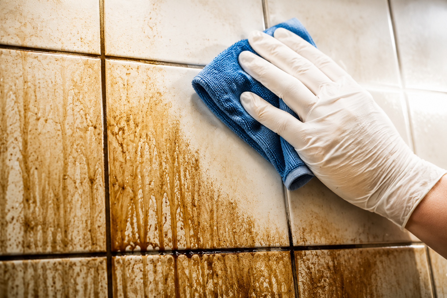 2 trucos para eliminar jabón y sarro incrustados en los azulejos del baño