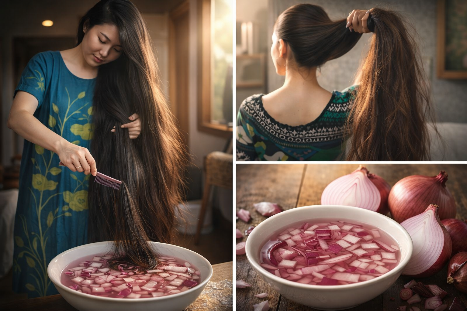 4 recetas con ajo y cebolla para estimular el crecimiento del cabello en pocas semanas