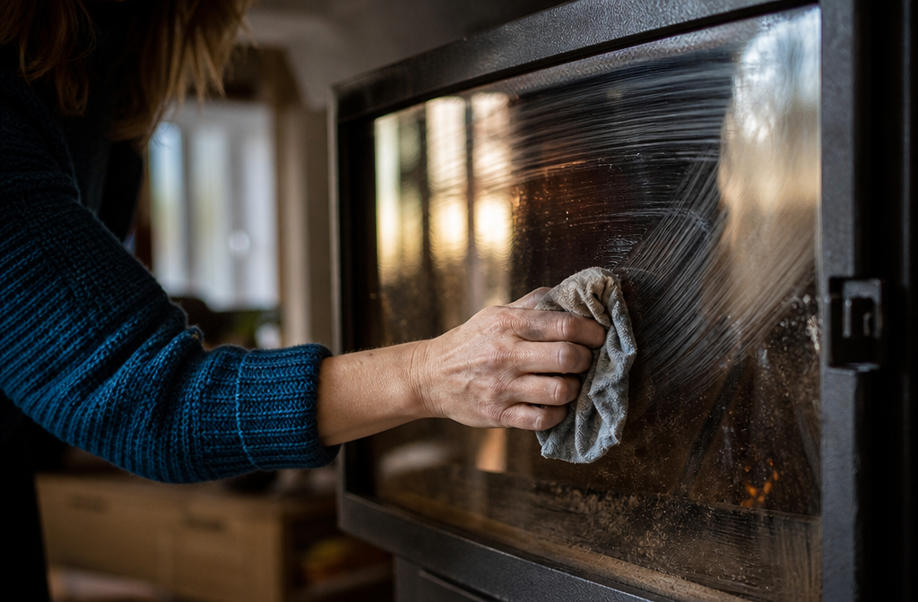 7 consejos tradicionales para limpiar el cristal de la chimenea