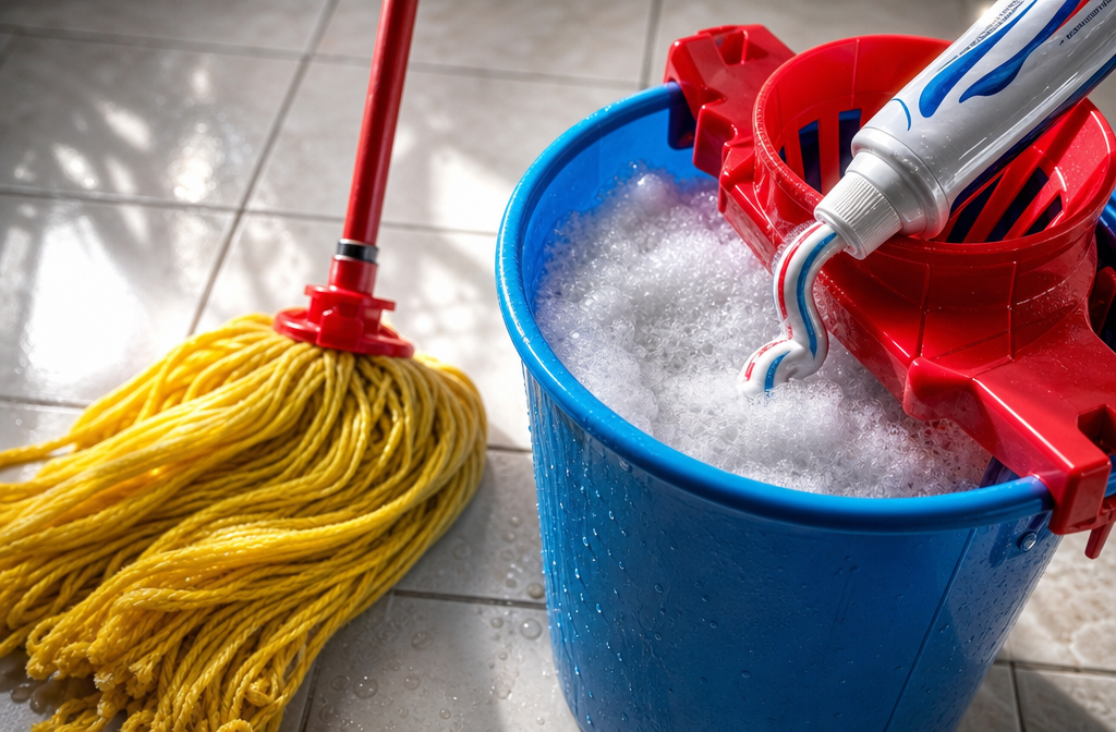 Agrega pasta de dientes al agua de limpieza del suelo y descubre sus beneficios en casa