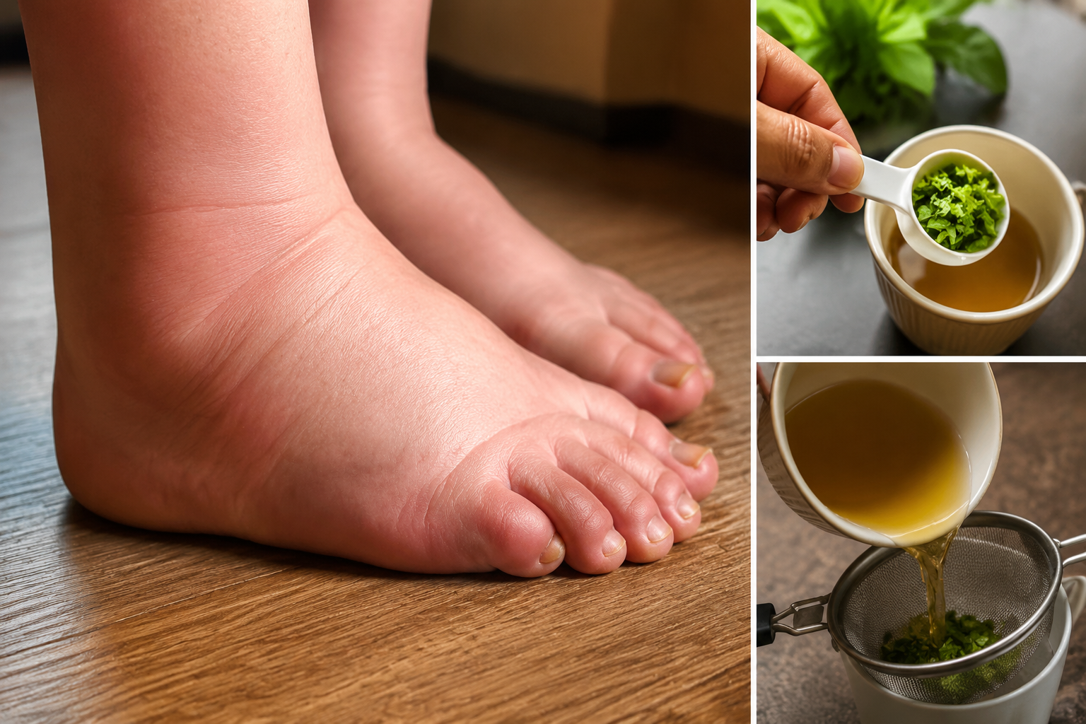 Alivio Natural: Remedios Caseros para los Pies Hinchados