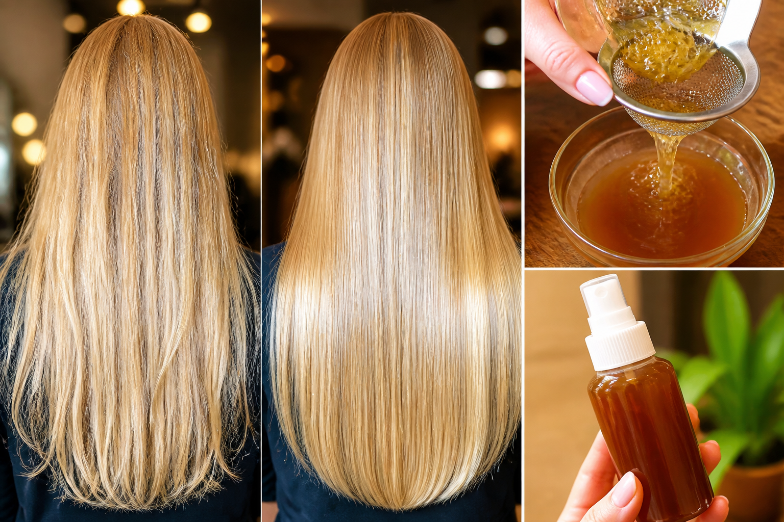 Así se prepara un tinte casero para tener el cabello rubio sin productos químicos