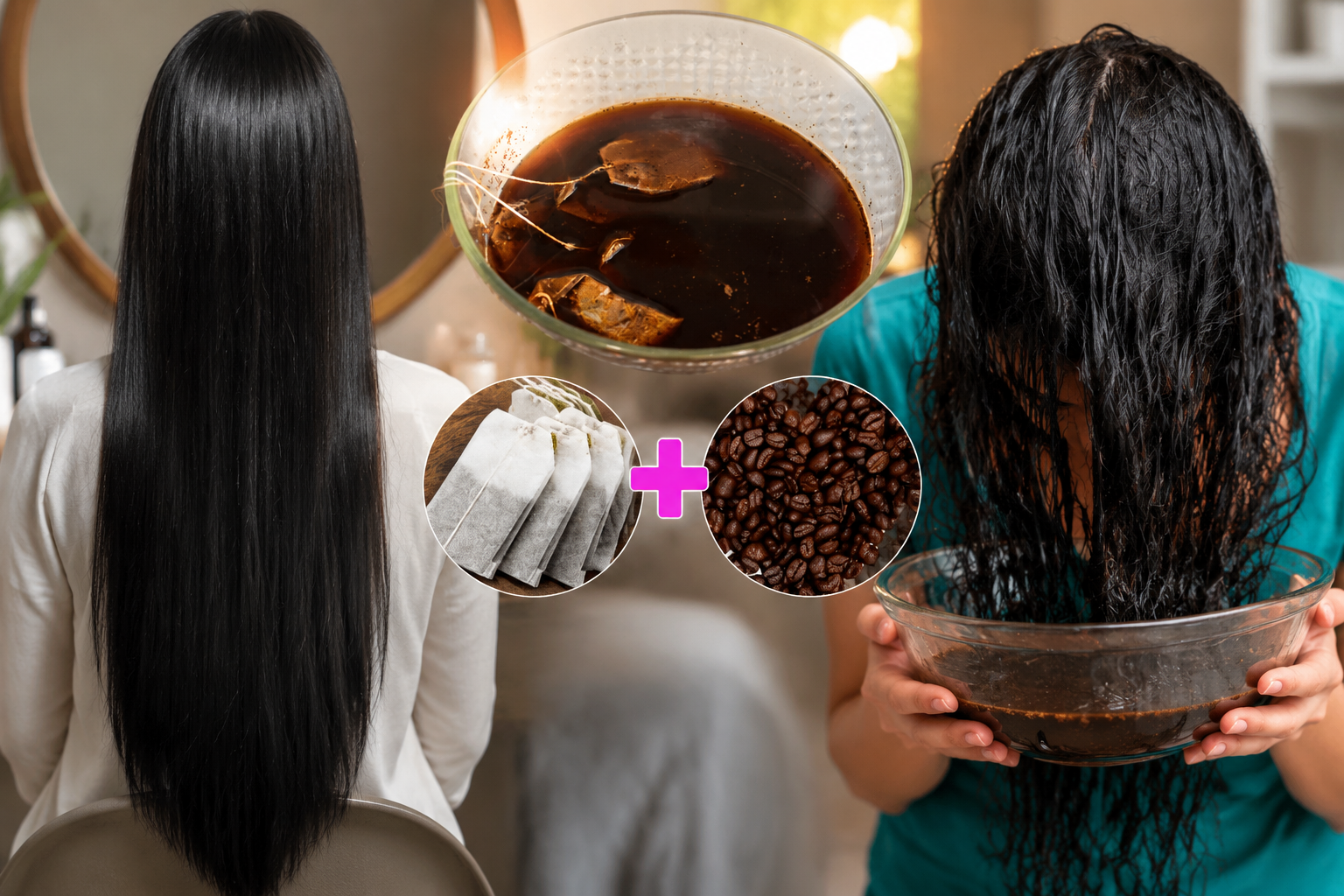 Así se puede teñir el cabello canoso con té negro