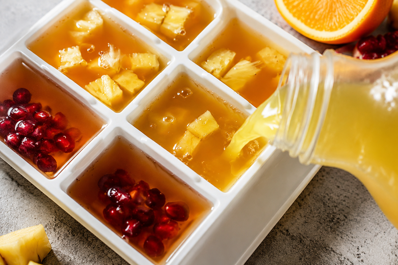 Cómo congelar jugos caseros y conservar su frescura