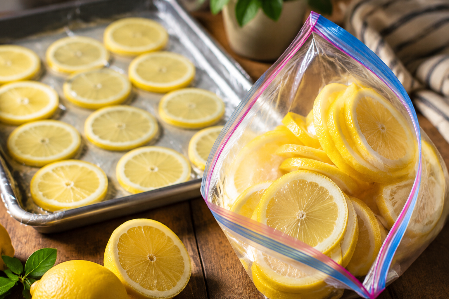 Cómo congelar limones: en rodajas, ralladura o jugo