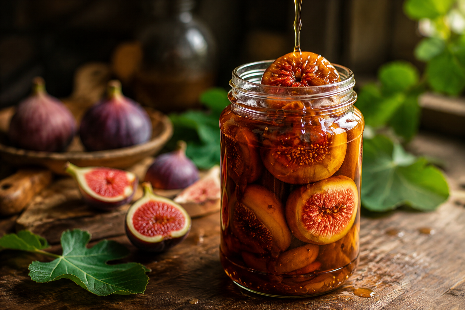 Cómo conservar higos en almíbar casero de forma fácil y natural