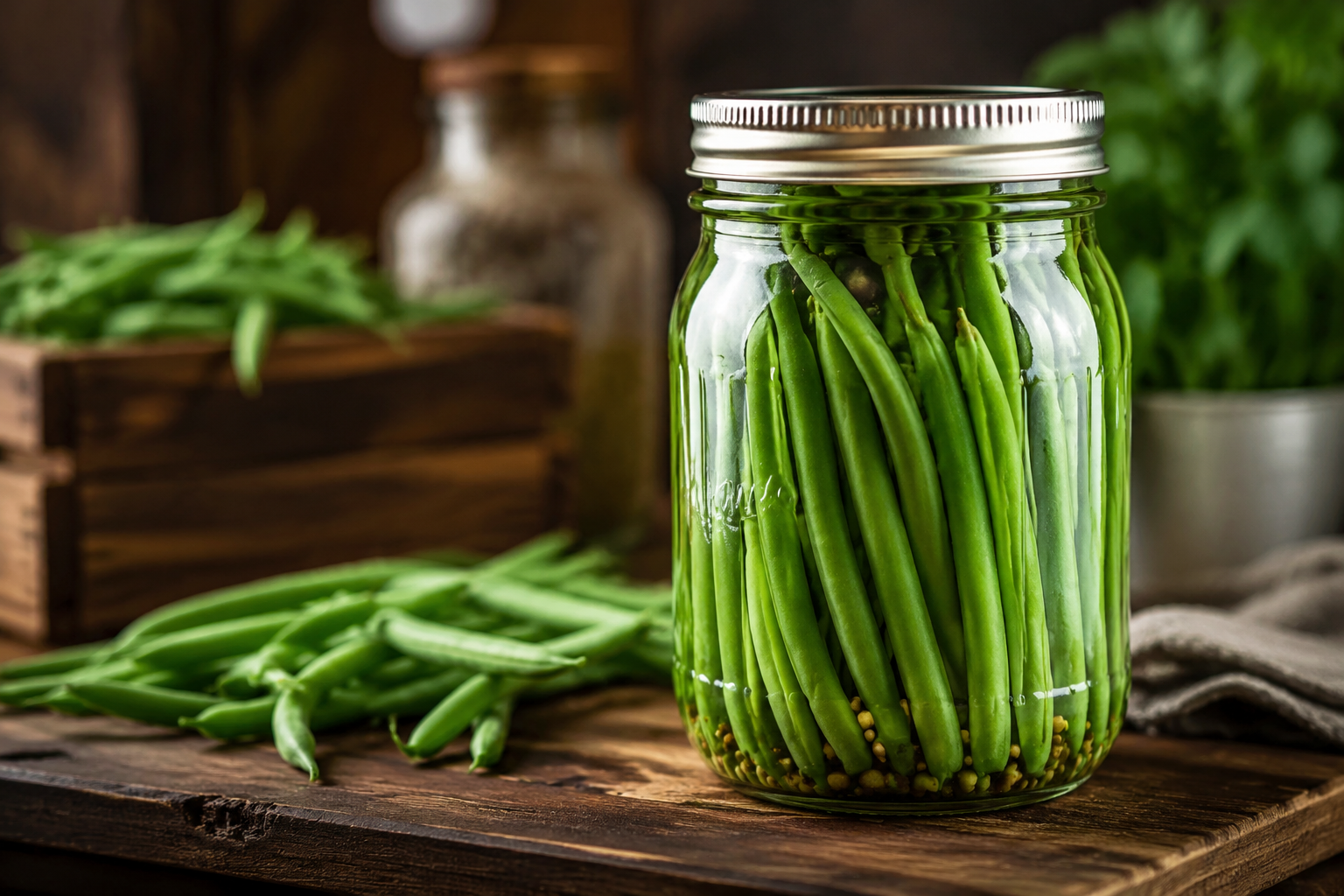 Cómo conservar judías verdes en frascos caseros de forma segura