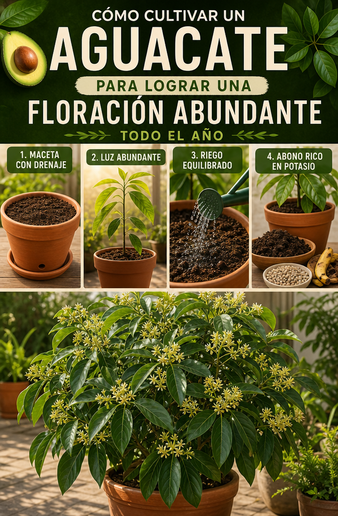 Cómo cultivar un aguacate para lograr una floración abundante todo el año