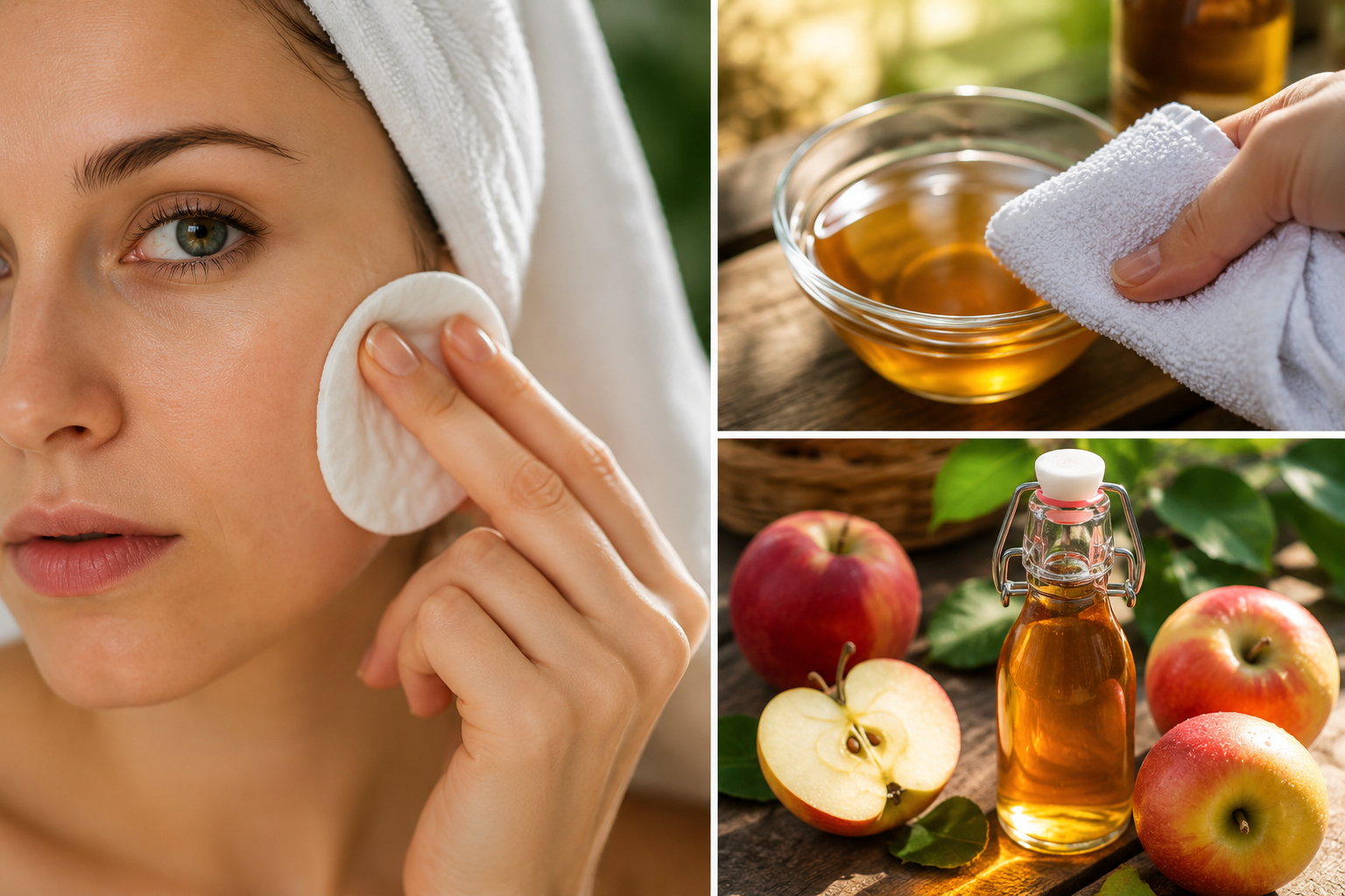 Cómo eliminar las arrugas para siempre usando vinagre de manzana