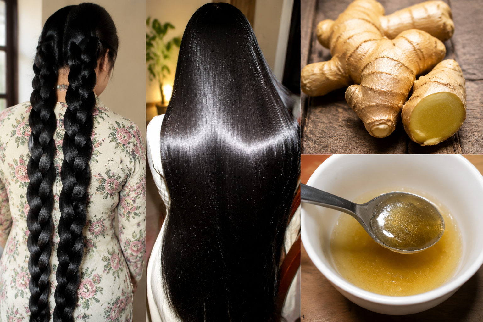 Cómo estimular el crecimiento del cabello con jengibre: 5 métodos efectivos
