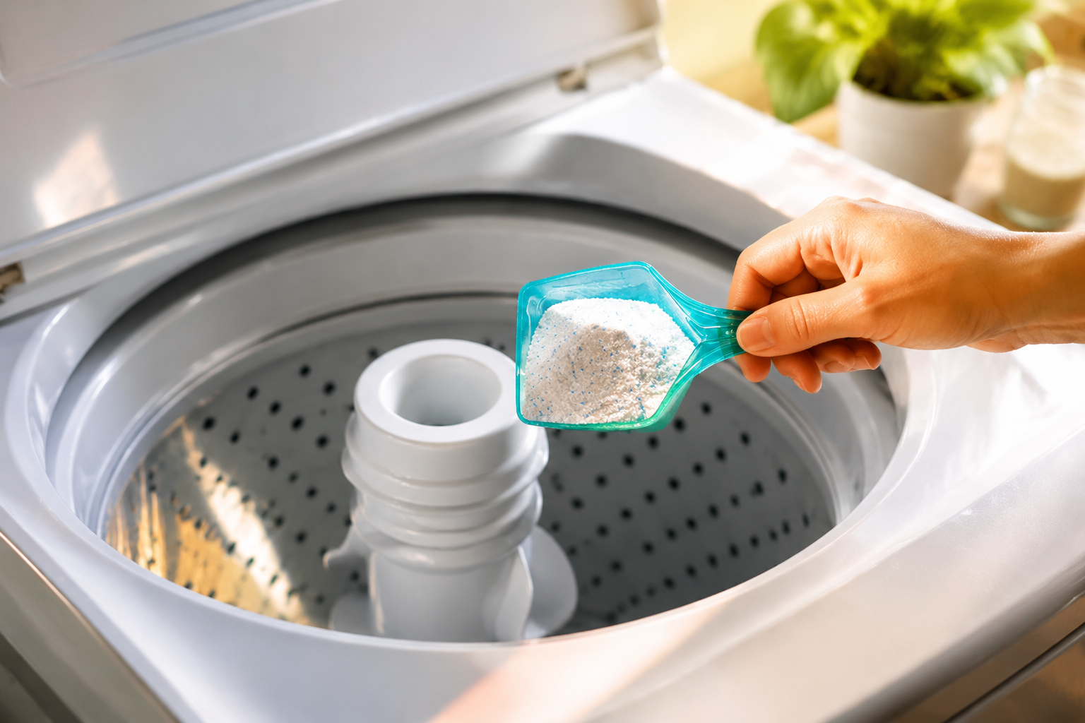 Cómo limpiar la lavadora usando bicarbonato de sodio