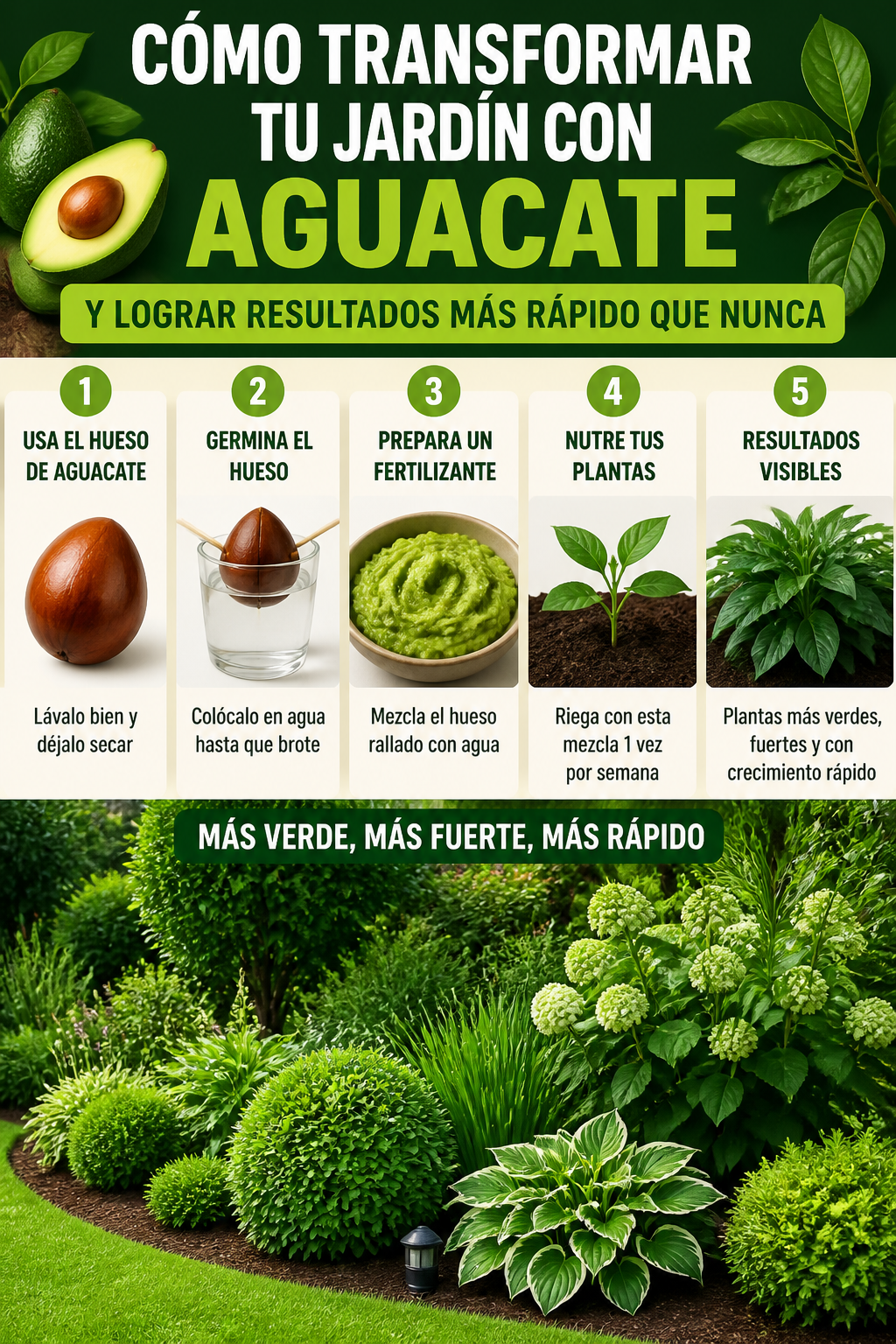 Cómo transformar tu jardín con aguacate y lograr resultados más rápido que nunca