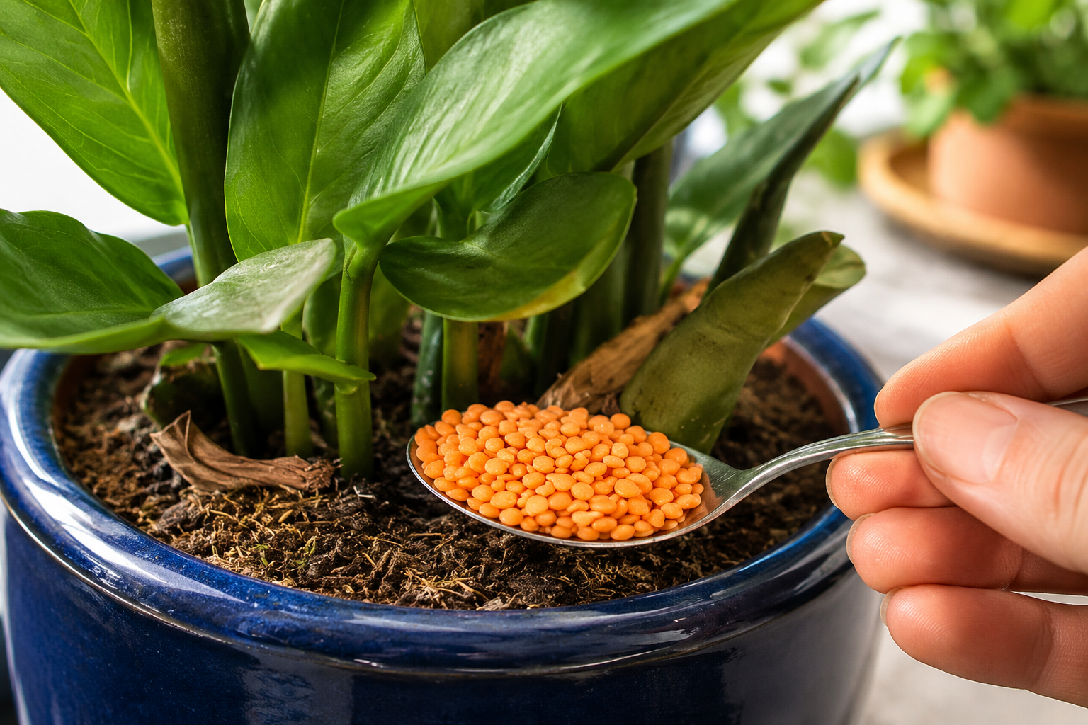 Con solo unas cucharadas, tus plantas en maceta crecerán más saludables que nunca
