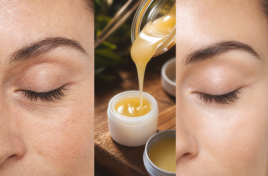 Crema casera con 3 ingredientes para rejuvenecer el contorno de ojos