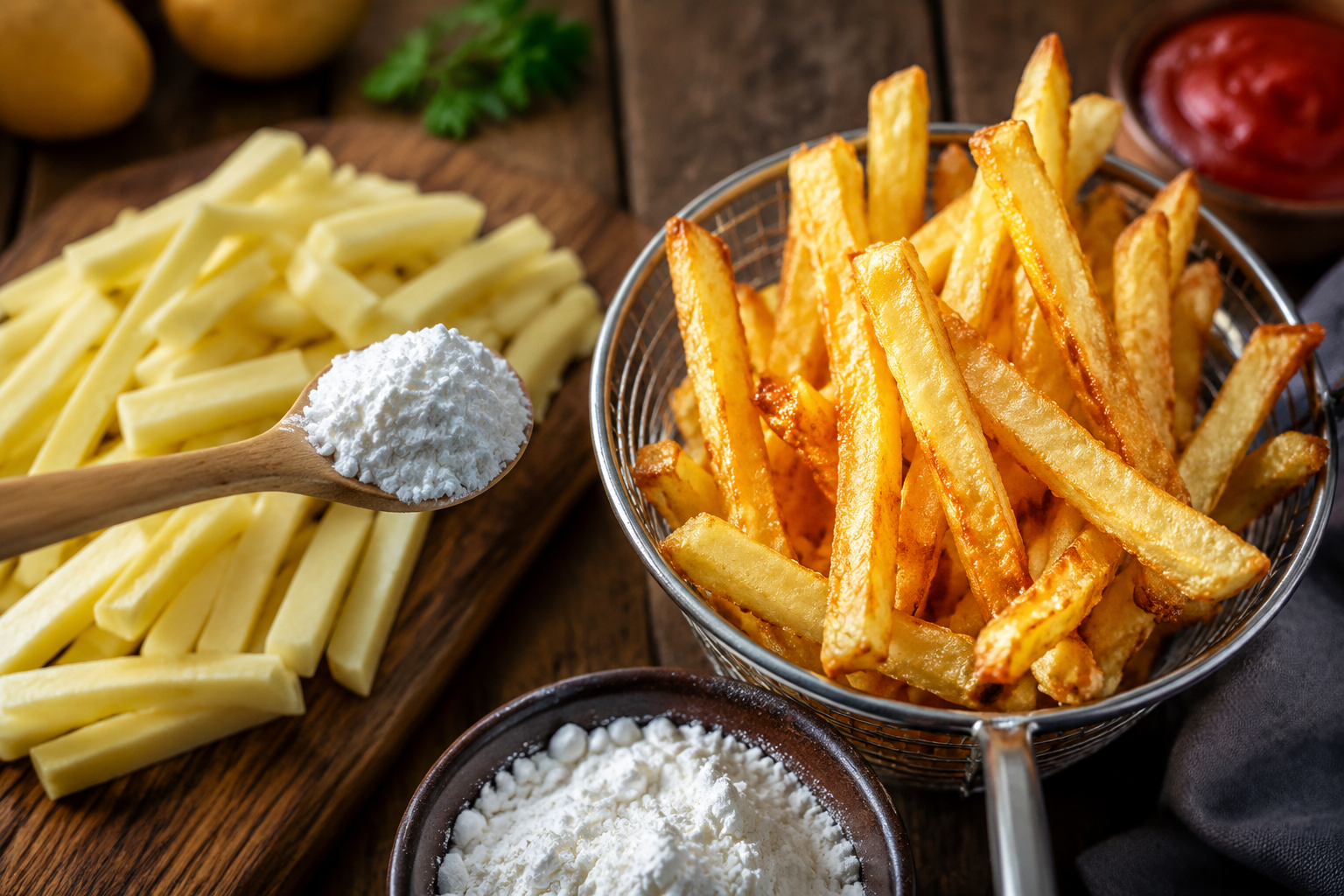 Descubre este truco con vinagre para conseguir papas fritas bien crujientes